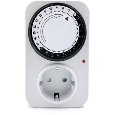 OEM 4000w Programmateur Journalier Mécanique Avec Voyant Blanc 120x85x72mm 16a - Publicité OEM 4000w Programmateur Journalier Mécanique Avec Voyant Blanc 120x85x72mm 16a - Publicité