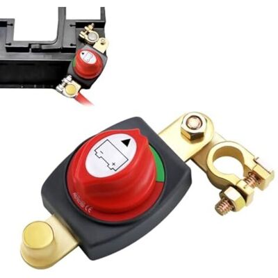 JUSCH Coupe Circuit Batterie 12v/24v/48v, Réglable 180°coupe Circuit Batterie Voiture, Top Post Coupe-batterie, Commutateur De Déconnexion De Batterie, Pour Voiture, Bateau, Camion, Moto - Publicité JUSCH Coupe Circuit Batterie 12v/24v/48v, Réglable 180°coupe Circuit Batterie Voiture, Top Post Coupe-batterie, Commutateur De Déconnexion De Batterie, Pour Voiture, Bateau, Camion, Moto - Publicité