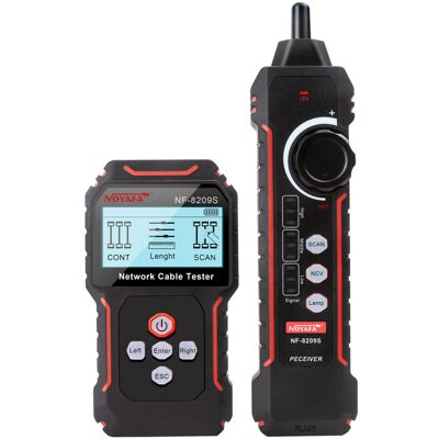 OEM Noyafa Nf-8209s Vérificateur De Fil Poe Écran Lcd Mesurer La Longueur Du Câble Lan Cat5 Cat6 Lan Test Outil De Réseau Scan Cable Wiremap Tester (noir) - Publicité OEM Noyafa Nf-8209s Vérificateur De Fil Poe Écran Lcd Mesurer La Longueur Du Câble Lan Cat5 Cat6 Lan Test Outil De Réseau Scan Cable Wiremap Tester (noir) - Publicité