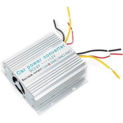 FLAMMKRAFT 1. Convertisseur De Tension 24v Vers 12v 180w 15a Pour Voiture, Régulateur Abaisseur Dc-dc, Alimentation Transformateur De Puissance. Publicité FLAMMKRAFT 1. Convertisseur De Tension 24v Vers 12v 180w 15a Pour Voiture, Régulateur Abaisseur Dc-dc, Alimentation Transformateur De Puissance. Publicité