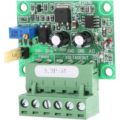 LBVIE Module Plc Convertisseur Numérique-analogique De Signal Pwm 3,3 V Vers Tension 0-5 V - Publicité LBVIE Module Plc Convertisseur Numérique-analogique De Signal Pwm 3,3 V Vers Tension 0-5 V - Publicité
