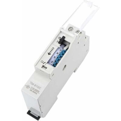 ABYSSE Interrupteur Horaire De Rail Interrupteur De Commande De Synchronisation De Rail Din Intelligent Relais De Minuterie Tm610c 220v Pour Réverbère - Publicité ABYSSE Interrupteur Horaire De Rail Interrupteur De Commande De Synchronisation De Rail Din Intelligent Relais De Minuterie Tm610c 220v Pour Réverbère - Publicité