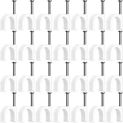 MOXIE 100 Pièces Cavalier Cable Electrique,fixation Cable Electrique,attache Fil Electrique,attache Cable Mural,clips De Cable (4mm) - Publicité MOXIE 100 Pièces Cavalier Cable Electrique,fixation Cable Electrique,attache Fil Electrique,attache Cable Mural,clips De Cable (4mm) - Publicité