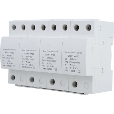 MRTRS Parafoudre 4p, Disjoncteur De Protection Contre La Foudre, Usage Domestique 385 Vca (150 Ka) - Publicité MRTRS Parafoudre 4p, Disjoncteur De Protection Contre La Foudre, Usage Domestique 385 Vca (150 Ka) - Publicité