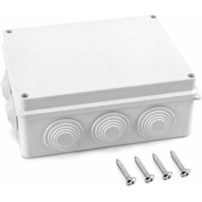 OEM Boite De Derivation, Ip65 En Plastique Abs, Etanche Exterieur, Blanc, 200 X 155 X 80 Mm-crezuo - Publicité OEM Boite De Derivation, Ip65 En Plastique Abs, Etanche Exterieur, Blanc, 200 X 155 X 80 Mm-crezuo - Publicité