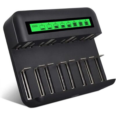 OEM Chargeur De Batterie Lcd Usb Pour Piles Aaa Aaa C D Ni-mh Ni-cd Rechargeables-crezuo - Publicité OEM Chargeur De Batterie Lcd Usb Pour Piles Aaa Aaa C D Ni-mh Ni-cd Rechargeables-crezuo - Publicité