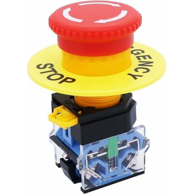 OEM Bouton-poussoir D’arrêt D’urgence Rouge 22 Mm – Modèle La38-11zs, 440 V / 10 A, Contact No/nc - Publicité OEM Bouton-poussoir D’arrêt D’urgence Rouge 22 Mm – Modèle La38-11zs, 440 V / 10 A, Contact No/nc - Publicité