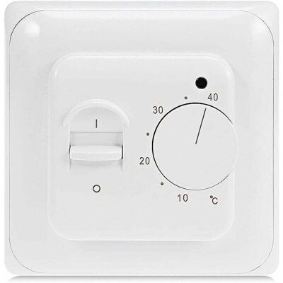 Scotch Manuel Thermostat Chauffage Au Sol Electrique Avec Sonde Ac 220v 16a, Régulateur De Thermostat Plancher Chauffant Mécanique,de - Publicité Scotch Manuel Thermostat Chauffage Au Sol Electrique Avec Sonde Ac 220v 16a, Régulateur De Thermostat Plancher Chauffant Mécanique,de - Publicité