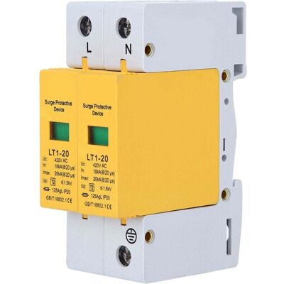 OEM Dispositif De Protection Contre Les Surtensions, 2p Lt120 20 Ka House Surge Protective Low Voltage Parafoudre-crezuo - Publicité OEM Dispositif De Protection Contre Les Surtensions, 2p Lt120 20 Ka House Surge Protective Low Voltage Parafoudre-crezuo - Publicité