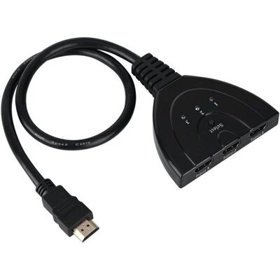 MOXIE Convertisseur Audio Hdmi Commutateur De Commutation Vidéo 1080p Câble De Conversion Pour Adaptateur De Signal Fractionné Hdmi 3 En 1 Sortie(50cm) - Publicité MOXIE Convertisseur Audio Hdmi Commutateur De Commutation Vidéo 1080p Câble De Conversion Pour Adaptateur De Signal Fractionné Hdmi 3 En 1 Sortie(50cm) - Publicité
