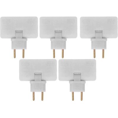 OEM 5 Pcs Prise Plate Convertisseur De Prise Sans Fil 180 Degrés De Rotation 1 À 3 Adaptateur De Prise Ue 110-250v Pour Placer Derrière Les Meubles. Publicité OEM 5 Pcs Prise Plate Convertisseur De Prise Sans Fil 180 Degrés De Rotation 1 À 3 Adaptateur De Prise Ue 110-250v Pour Placer Derrière Les Meubles. Publicité