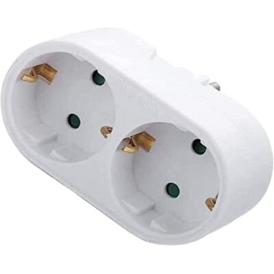 MOXIE Bouche De Conversion Européenne, Fiche De Conversion De Type Européen 1 À 2 Voies Adaptateur D'Alimentation International Adaptateur 16a 250v - Publicité MOXIE Bouche De Conversion Européenne, Fiche De Conversion De Type Européen 1 À 2 Voies Adaptateur D'Alimentation International Adaptateur 16a 250v - Publicité