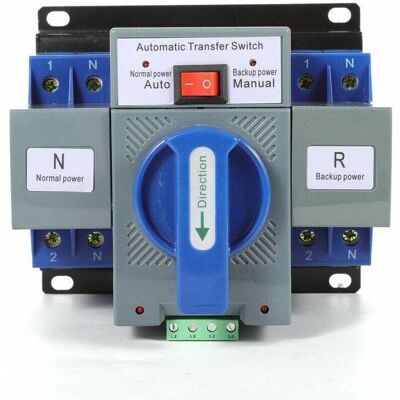 OEM Commutateur Automatique Double 2p 63a – Tension 220v – Indice De Protection Ip63 – Temps De Conversion ≤2s – Installation Murale - Publicité OEM Commutateur Automatique Double 2p 63a – Tension 220v – Indice De Protection Ip63 – Temps De Conversion ≤2s – Installation Murale - Publicité