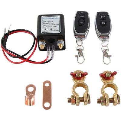 MOXIE Sjlerst Interrupteur De Déconnexion De Batterie De Voiture À Distance 12 V Interrupteur De Mise Hors Tension - Publicité MOXIE Sjlerst Interrupteur De Déconnexion De Batterie De Voiture À Distance 12 V Interrupteur De Mise Hors Tension - Publicité