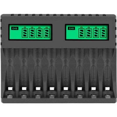 OEM 8 Slots Chargeur Piles Rechargeable Charge Rapide Pour Aa Aaa Rechargeable Avec Port Usb - Publicité OEM 8 Slots Chargeur Piles Rechargeable Charge Rapide Pour Aa Aaa Rechargeable Avec Port Usb - Publicité