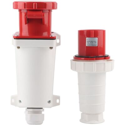 OEM Prise D'Aviation Industrielle 380415v 63a, 5 Broches, Prise Ouverte 3p + N + E, Connecteur Étanche Ip67 Pour L'Extérieur-crezuo - Publicité OEM Prise D'Aviation Industrielle 380415v 63a, 5 Broches, Prise Ouverte 3p + N + E, Connecteur Étanche Ip67 Pour L'Extérieur-crezuo - Publicité