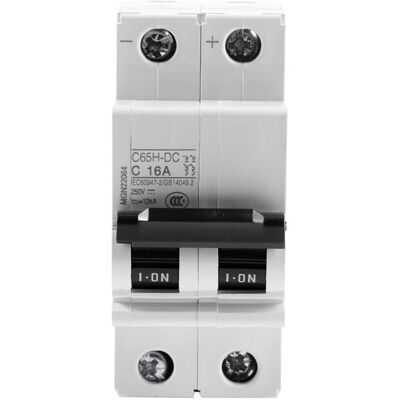 OEM Disjoncteur C65h-dc 2p 250v Cc Énergie Solaire Interrupteur À Air Ampères (16a)-crezuo - Publicité OEM Disjoncteur C65h-dc 2p 250v Cc Énergie Solaire Interrupteur À Air Ampères (16a)-crezuo - Publicité