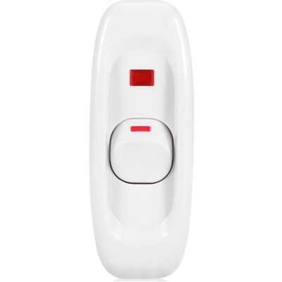 MOXIE Interrupteur De Cordon De Bureau En Ligne Ac 250v 10a On/off Avec Voyant Lumineux Led Blanc - Publicité MOXIE Interrupteur De Cordon De Bureau En Ligne Ac 250v 10a On/off Avec Voyant Lumineux Led Blanc - Publicité
