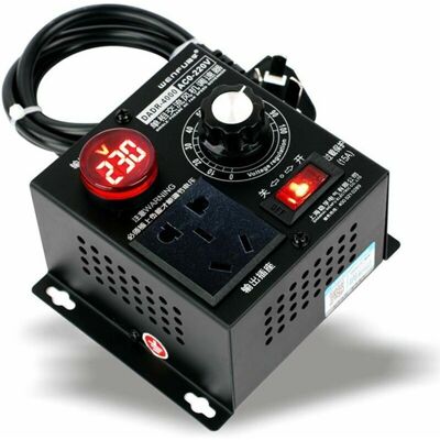 OEM Variateur De Lumière, Régulateur De Tension Scr Ac 220v 9a 4000w Pour Moteur, Ventilateur, Contrôle De Vitesse-crezuo - Publicité OEM Variateur De Lumière, Régulateur De Tension Scr Ac 220v 9a 4000w Pour Moteur, Ventilateur, Contrôle De Vitesse-crezuo - Publicité