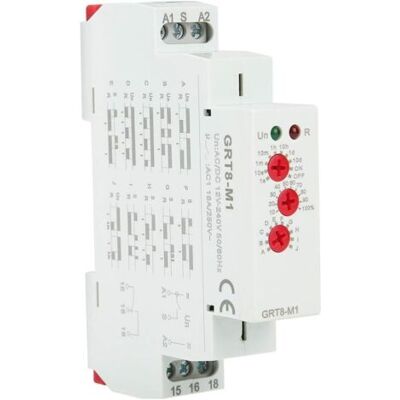 OEM Retard Multifonctionnel - Relais De Retard Multifonctionnel Grt8-m1 Avec 10 Fonctions Montage Sur Rail Din Ac/dc 12v 240v - Publicité OEM Retard Multifonctionnel - Relais De Retard Multifonctionnel Grt8-m1 Avec 10 Fonctions Montage Sur Rail Din Ac/dc 12v 240v - Publicité
