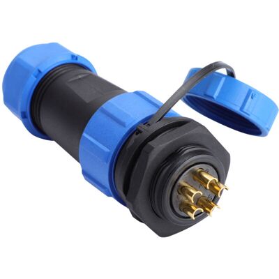 OEM Connecteur De Prise Aviation Étanche En Plastique Ip68 Sp21 À 5 Broches (5 Broches) - Publicité OEM Connecteur De Prise Aviation Étanche En Plastique Ip68 Sp21 À 5 Broches (5 Broches) - Publicité