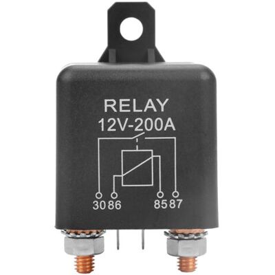 ABYSSE Relais De Démarrage Wm686 12 V À 4 Broches, Robuste, Pour Applications Automobiles (interrupteur Marche/arrêt), Rl/180, 200 A - Publicité ABYSSE Relais De Démarrage Wm686 12 V À 4 Broches, Robuste, Pour Applications Automobiles (interrupteur Marche/arrêt), Rl/180, 200 A - Publicité