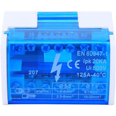 OEM Boîte De Distribution De Bornes Din Rail À 2 Niveaux Monophasé Avec Couvercle De Poussière Transparent 207-crezuo - Publicité OEM Boîte De Distribution De Bornes Din Rail À 2 Niveaux Monophasé Avec Couvercle De Poussière Transparent 207-crezuo - Publicité