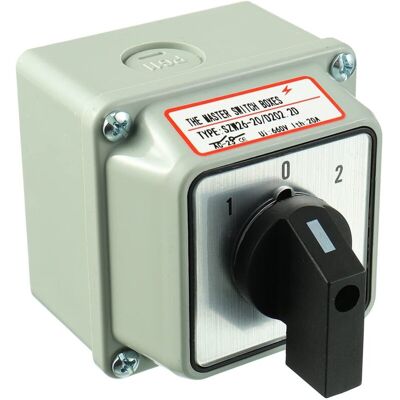 OEM Interrupteur Rotatif Universel Szw26-20/d202.2d Avec Commutateur Principal Lw28-20/4, 660 V, 20 A, 3 Positions, 2 Phases, 8 Bornes - Publicité OEM Interrupteur Rotatif Universel Szw26-20/d202.2d Avec Commutateur Principal Lw28-20/4, 660 V, 20 A, 3 Positions, 2 Phases, 8 Bornes - Publicité
