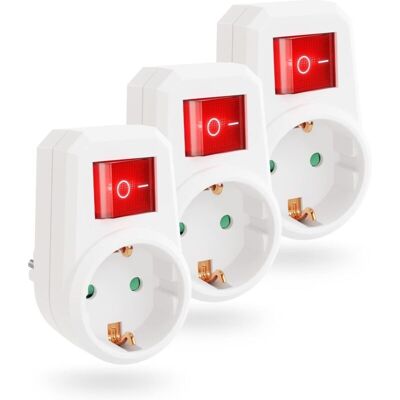 OEM Greate Adaptateur De Prise Avec Interrupteur 3x - Prise Électrique Avec Disjoncteur Et Interrupteur - Publicité OEM Greate Adaptateur De Prise Avec Interrupteur 3x - Prise Électrique Avec Disjoncteur Et Interrupteur - Publicité