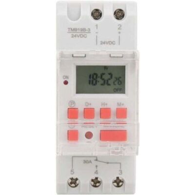 OEM Dc 24v 30a Hebdomadaire 12/24hrs Minuterie Interrupteur Lcd On Off Contrôle Programmable Relais De Temps, Minuteur - Publicité OEM Dc 24v 30a Hebdomadaire 12/24hrs Minuterie Interrupteur Lcd On Off Contrôle Programmable Relais De Temps, Minuteur - Publicité