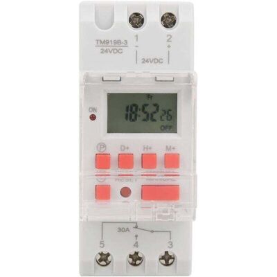 OEM Dc 24v 30a Hebdomadaire 12/24hrs Minuterie Interrupteur Lcd On Off Contrôle Programmable Relais De Temps, Minuteur-crezuo - Publicité OEM Dc 24v 30a Hebdomadaire 12/24hrs Minuterie Interrupteur Lcd On Off Contrôle Programmable Relais De Temps, Minuteur-crezuo - Publicité