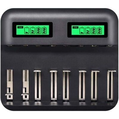 OEM Chargeur De Piles Rapide Chargeur Intelligent Avec Ecran Lcd Claire Rétro-éclairé Pour Piles Rechargeables Aa/aaa - Publicité OEM Chargeur De Piles Rapide Chargeur Intelligent Avec Ecran Lcd Claire Rétro-éclairé Pour Piles Rechargeables Aa/aaa - Publicité