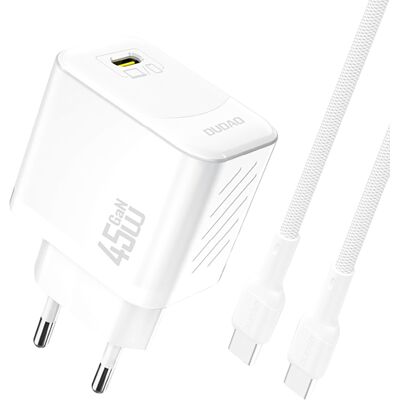 OEM Chargeur Mural Gan Avec Câble Usb-c 45 W - Blanc - Publicité OEM Chargeur Mural Gan Avec Câble Usb-c 45 W - Blanc - Publicité