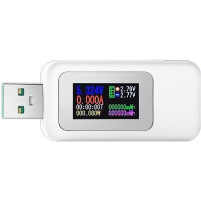 FLAMMKRAFT Testeur De Puissance Usb, Multimètre, Moniteur De Tension Et De Courant 4-30 V 0-6,5 A Qc3.0 - Publicité FLAMMKRAFT Testeur De Puissance Usb, Multimètre, Moniteur De Tension Et De Courant 4-30 V 0-6,5 A Qc3.0 - Publicité
