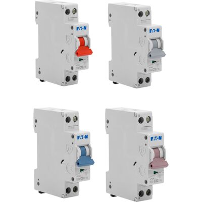 Lot De 13 Disjoncteurs Modulaires Ph+n – 3×10a, 5×16a, 4×20a, 1×32a – Courbe C – 4,5 Ka - Eaton - Publicité Lot De 13 Disjoncteurs Modulaires Ph+n – 3×10a, 5×16a, 4×20a, 1×32a – Courbe C – 4,5 Ka - Eaton - Publicité