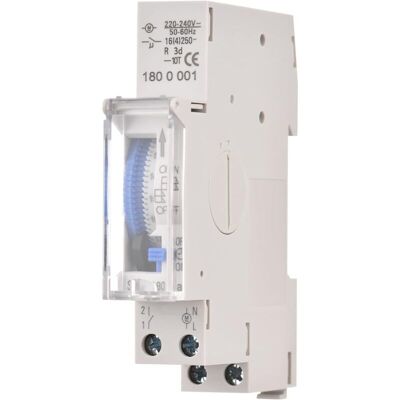 FOGSHIELD Lntyq Minuterie Mécanique De 24 Heures Minuterie Minimale De 15 Minutes Montage Sur Rail Batterie Intégrée, Sul180a Ac220-240v Gris - Sul180a Ac220-240v Gris Fdc - Publicité FOGSHIELD Lntyq Minuterie Mécanique De 24 Heures Minuterie Minimale De 15 Minutes Montage Sur Rail Batterie Intégrée, Sul180a Ac220-240v Gris - Sul180a Ac220-240v Gris Fdc - Publicité