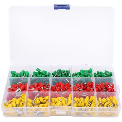 OEM 600pcs Boîte À Bornes Tubulaires Emballé Épissure Électrique Isolée Câblage Électrique Connecteur À Sertir En Cuivre,dubuns - Publicité OEM 600pcs Boîte À Bornes Tubulaires Emballé Épissure Électrique Isolée Câblage Électrique Connecteur À Sertir En Cuivre,dubuns - Publicité