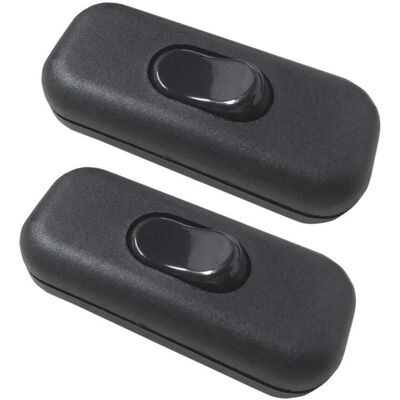 MOXIE 2pcs Interrupteur Bi-polaire Inter À Bascule 6a 250v Interrupteur À Touche Basculante Variateur D'Intensité/commutateur Pour Lampe, Noir - Publicité MOXIE 2pcs Interrupteur Bi-polaire Inter À Bascule 6a 250v Interrupteur À Touche Basculante Variateur D'Intensité/commutateur Pour Lampe, Noir - Publicité