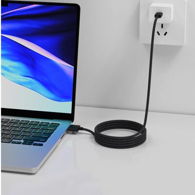 OEM L'Adaptateur De Charge Magsafe3 Pour Macbook Est Doté D'Une Connexion Magnétique, Prend En Charge La Charge Rapide Pd Et Utilise Un Câble Tressé Durable Pour Assurer Une Charge Rapide De Votre Mac. Publicité OEM L'Adaptateur De Charge Magsafe3 Pour Macbook Est Doté D'Une Connexion Magnétique, Prend En Charge La Charge Rapide Pd Et Utilise Un Câble Tressé Durable Pour Assurer Une Charge Rapide De Votre Mac. Publicité