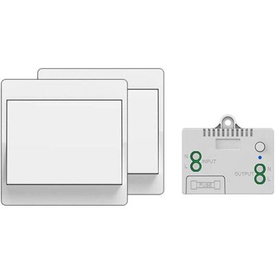 OEM Interrupteur Sans Fil Auto-alimenté, Télécommande Sans Fil Pour Lumières Et Appareils Électriques, Étanche Et Sûr, Peut Être Installé Directement (1 To 2)-crezuo - Publicité OEM Interrupteur Sans Fil Auto-alimenté, Télécommande Sans Fil Pour Lumières Et Appareils Électriques, Étanche Et Sûr, Peut Être Installé Directement (1 To 2)-crezuo - Publicité