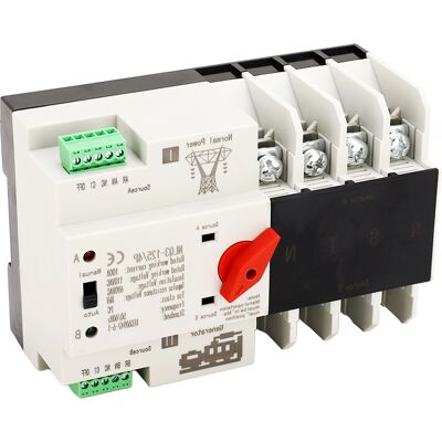 WEYTOLL Commutateur De Transfert Automatique À Double Puissance 4p, Générateur Monté Sur Rail, 100a Ac110v - Publicité WEYTOLL Commutateur De Transfert Automatique À Double Puissance 4p, Générateur Monté Sur Rail, 100a Ac110v - Publicité