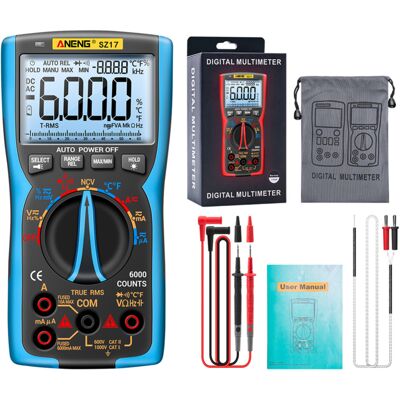 OEM Multimètre Numérique Sz17 6000 Points True Rms Mesure Tension Ac/dc - Publicité OEM Multimètre Numérique Sz17 6000 Points True Rms Mesure Tension Ac/dc - Publicité