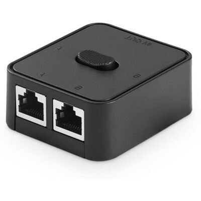 IRISFR Commutateur De Réseau Gigabit, Sélecteur Ethernet Passif, Entrée/sortie Vers Réseau A Ou B, Commutateur Manuel Bidirectionnel, Aucune Alimentation Requise - Publicité IRISFR Commutateur De Réseau Gigabit, Sélecteur Ethernet Passif, Entrée/sortie Vers Réseau A Ou B, Commutateur Manuel Bidirectionnel, Aucune Alimentation Requise - Publicité