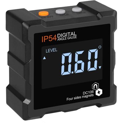 MOXIE Inclinomètre Numérique Lcd 360° Inclinometre Digital Magnétique Inclinomètre Electronique, Arrêt Automatique, Avec Rétro-eclairage Magnétique, 4 Côtés Magnétiques, Étanche Ip54 (avec Piles) - Publicité MOXIE Inclinomètre Numérique Lcd 360° Inclinometre Digital Magnétique Inclinomètre Electronique, Arrêt Automatique, Avec Rétro-eclairage Magnétique, 4 Côtés Magnétiques, Étanche Ip54 (avec Piles) - Publicité