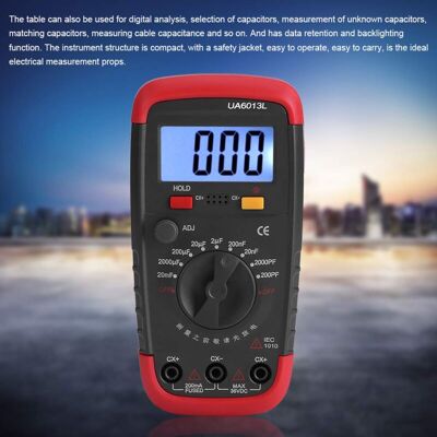 MOXIE Sjlerst Condensateur, Testeur De Condensateur, Capacimtre Portable, Lcd Pour Test De Mesure - Publicité MOXIE Sjlerst Condensateur, Testeur De Condensateur, Capacimtre Portable, Lcd Pour Test De Mesure - Publicité