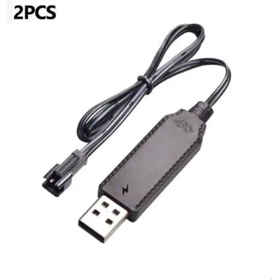 OEM Pack De 2 Câble De Charge Usb 3,6 V 3,7 V Pour Batteries Rechargeables Lipo Sm-2 Broches Utilisées Sur Les Jouets Télécommandés, Voitures, Citernes, Camions, Trains, Bateaux - Publicité OEM Pack De 2 Câble De Charge Usb 3,6 V 3,7 V Pour Batteries Rechargeables Lipo Sm-2 Broches Utilisées Sur Les Jouets Télécommandés, Voitures, Citernes, Camions, Trains, Bateaux - Publicité