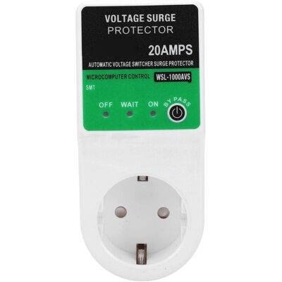 MOXIE Protection Contre Les Surtensions Et Les Sous-tensions, Multiprise 20 A Avec Témoin Lumineux Pour Appareils Électroménagers (prise Ue) - Publicité MOXIE Protection Contre Les Surtensions Et Les Sous-tensions, Multiprise 20 A Avec Témoin Lumineux Pour Appareils Électroménagers (prise Ue) - Publicité