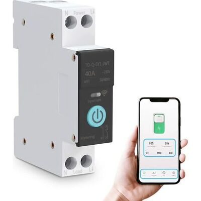 FANGMEDIA Commutateur Wifi Intelligent Disjoncteurs Domestiques Téléphone Portable Télécommande 3 Modes De Synchronisation Pour Appareils Électroménagers(40a) - Publicité FANGMEDIA Commutateur Wifi Intelligent Disjoncteurs Domestiques Téléphone Portable Télécommande 3 Modes De Synchronisation Pour Appareils Électroménagers(40a) - Publicité