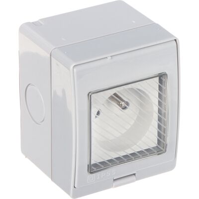 OEM Prise Simple En Saillie Atlo-s1ip5 Ip55 - Publicité OEM Prise Simple En Saillie Atlo-s1ip5 Ip55 - Publicité