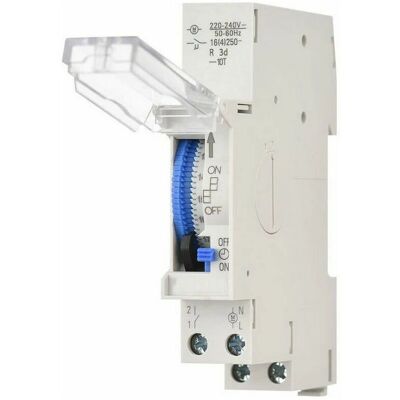 OEM 180a Interrupteur Horaire Minuterie Mécanique De 24 Heures Minuterie Minimale De 15 Minutes Montage Avec Couvercle Étanche Sur Rail Din Batterie Intégrée, Sul180a Ac220-240v Gris-dou - Publicité OEM 180a Interrupteur Horaire Minuterie Mécanique De 24 Heures Minuterie Minimale De 15 Minutes Montage Avec Couvercle Étanche Sur Rail Din Batterie Intégrée, Sul180a Ac220-240v Gris-dou - Publicité